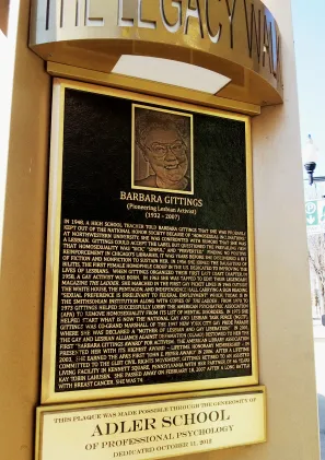 Barbara Gittings Bronze Memorial
