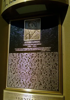Audre Lorde Bronze Memorial