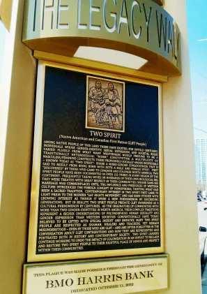 Two Spirit People Bronze Memorial