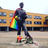 Alan Turing Statue at the University of Surrey